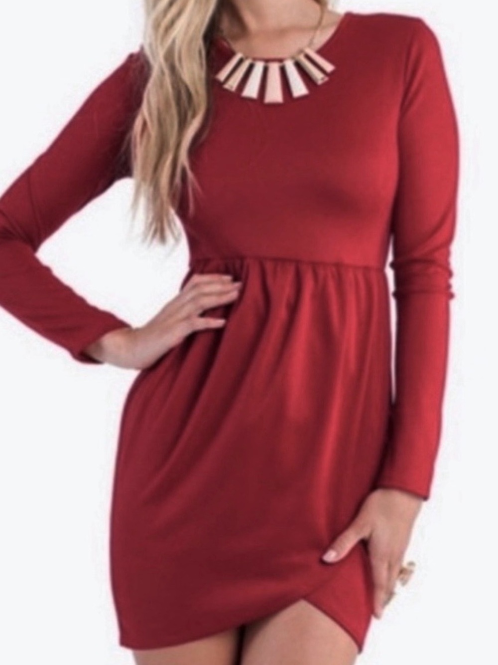 Tobi There She Goes Red Dress